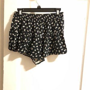 Floral mini skort